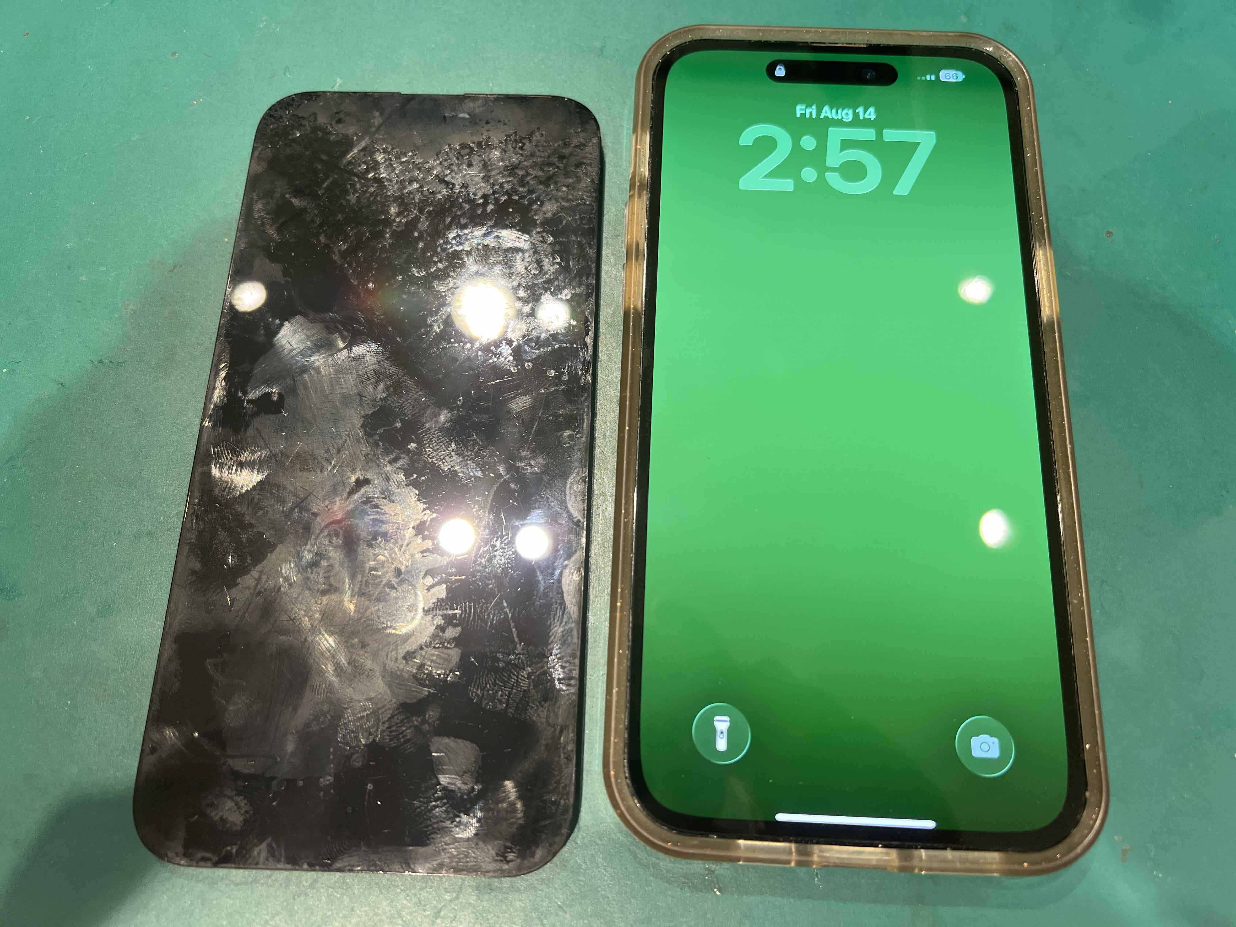 【五反田よりご来店】iPhone14ProMaxの液晶交換修理をご依頼いただきました！